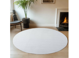 Kusový koberec Joy 1400 white kruh