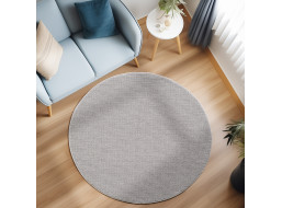 Kusový koberec Loom 4300 Silver kruh