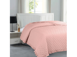 Prikrývka na posteľ RITA 200x220 cm - ružová