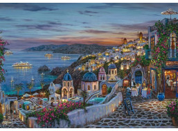 SCHMIDT Puzzle Západ slnka nad Santorini 1000 dielikov
