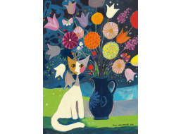 SCHMIDT Puzzle Biela mačka 1000 dielikov