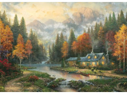 SCHMIDT Puzzle Večer pri jesennom jazere 1000 dielikov