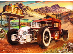 TREFL Puzzle Premium Plus Hot Wheels: Bone Shaker 1000 dielikov