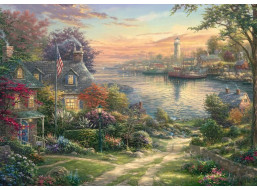 SCHMIDT Puzzle Prístav Nové Anglicko 1000 dielikov