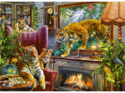 DINO Puzzle Z obrazu: Tigre 1000 dielikov