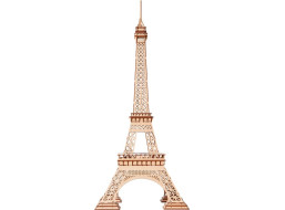 RoboTime 3D drevená skladačka Eiffelova veža veľká