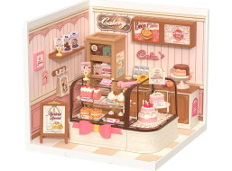RoboTime 3D drevená skladačka Miniatúra domčeku Cukráreň Tasty