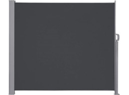 Bočná markíza LUARO rolovacia - 160 x 300 cm - tmavo šedá