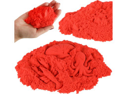 Kinetický piesok 1 kg v sáčku - červený