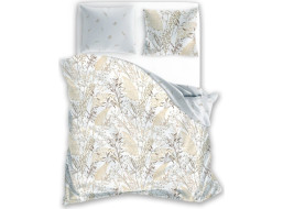 Bavlnené obliečky GUSTO Traviny - biele - 160x200 cm