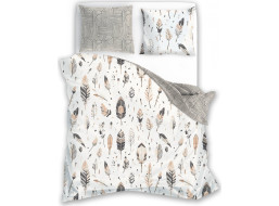 Posteľné obliečky BOHO Períčka - 160x200 cm - bavlnený satén