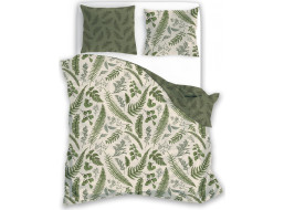 Posteľné obliečky BOHO Paprade - 220x200 cm - bavlnený satén