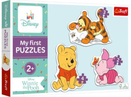 TREFL Baby puzzle Medvedík Pú 3v1 (2,3,4 dielikov)