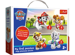 TREFL Baby puzzle Tlapková patrola 4v1 (3,4,5,6 dielikov)