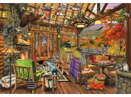 BLUEBIRD Puzzle Adirondacká veranda 1000 dielikov