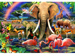 BLUEBIRD Puzzle Africká savana 1000 dielikov