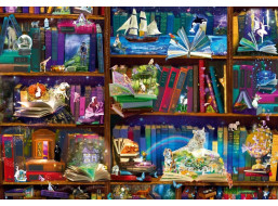 BLUEBIRD Puzzle Dobrodružstvo v knižnici 1000 dielikov