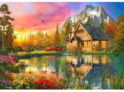 BLUEBIRD Puzzle Horská chata 1000 dielikov