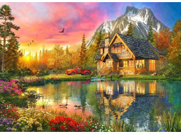 BLUEBIRD Puzzle Horská chata 500 dielikov