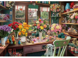 RAVENSBURGER Puzzle No.13 Kvetinové kúzlenie 1000 dielikov