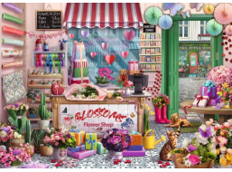 RAVENSBURGER Puzzle Kvetinový obchodík 1000 dielikov