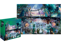 INTERDRUK Puzzle Mettalic Fantasy: Tajomné mesto 500 dielikov