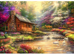 BLUEBIRD Puzzle Poľovnícka chata 1000 dielikov