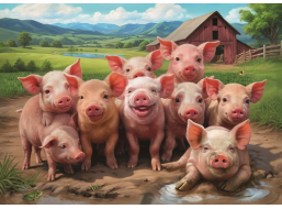 RAVENSBURGER Puzzle Prasiatka 500 dielikov