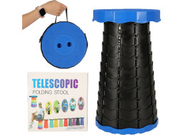 Skladacia kempingová stolička - modrá