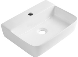 Aqualine CRISTY keramické umývadlo 45x34cm, biela NP381