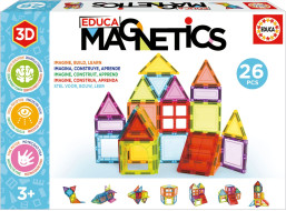 EDUCA Magnetická stavebnica Magnetics 26 dielikov