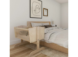 Detská kolíska SWEET DREAM 90x40 cm - PRÍRODNÁ BOROVICA