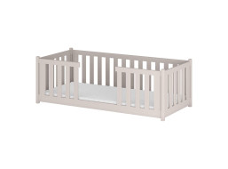 Detská Montessori posteľ z masívu borovice FERDA - 200x90 cm - KAŠMÍROVÁ