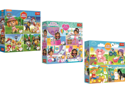 TREFL Puzzle sada 4v1 (4,6,9,12 dielikov)