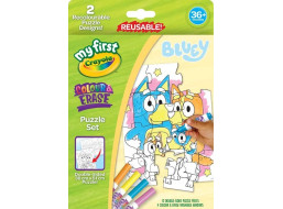CRAYOLA Vyfarbovacie puzzle Bluey 12 dielikov