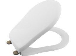 Kerasan RETRO WC sedátko, biela/bronz 109301N