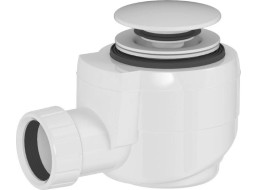 Polysan Vaňová výpusť DN40, click-clack, biela mat 71714W