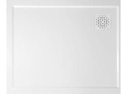 Gelco XENA sprchová vanička z liateho mramoru, obdĺžnik 100x80cm, biela HX10080