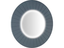 Sapho LUMIRO STRIP okrúhle zrkadlo s LED osvetlením v ráme ø 75cm, siena LR750-4242S