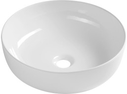 Sapho RONDEA keramické umývadlo na dosku Ø 41cm, biela AR445