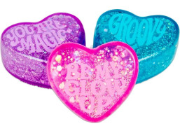 Schylling NeeDoh Stláčacie Trblietavé srdiečka 3ks