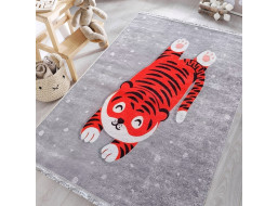 Detský kusový koberec HONOR New - Tiger - šedý
