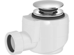 Polysan Vaňová výpusť DN40, click-clack, chróm 71714