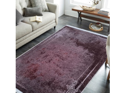 Kusový koberec HONOR New - Edge - tmavo červený