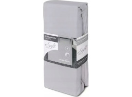 Jersey prestieradlo SOFT 200x160 cm + 25cm - šedé