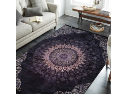 Kusový koberec HONOR New - Mandala - tmavomodrý/fialový