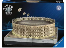 RAVENSBURGER Svietiace 3D puzzle Iconics: Koloseum (Nočná edícia) 216 dielikov