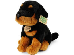 Rappa Plyšový pes rotvajler 30 cm ECO-FRIENDLY