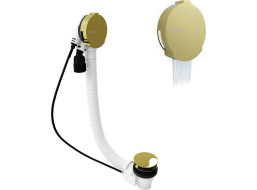 Polysan Vaňová súprava s napúšťaním, bovden, dĺžka 600mm, zátka 72mm, zlato 71851.90