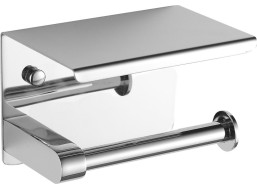 Sapho Držiak toaletného papiera s poličkou, chróm UN1197C